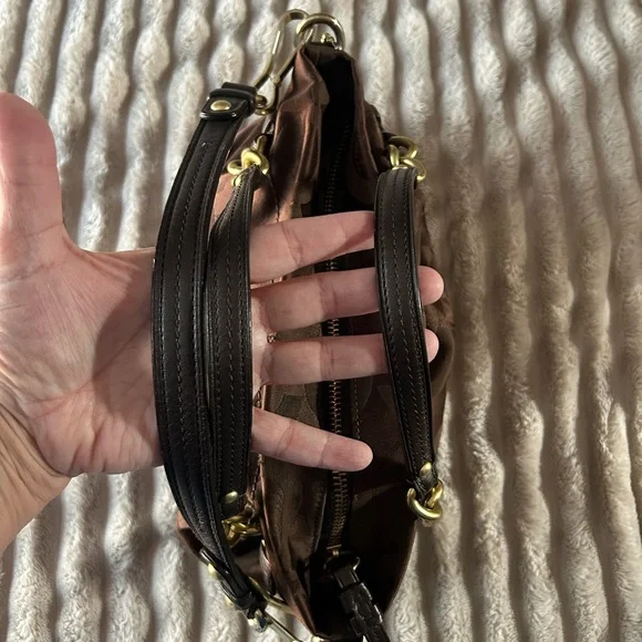 Coach Brooke Signature Brown Canvas Bag GO973-14147 - Picture 11 of 15